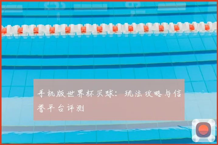 手机版世界杯买球：玩法攻略与信誉平台评测